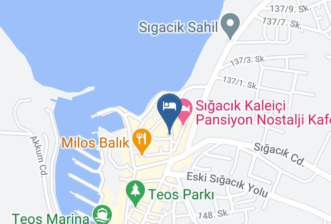 Mavi Ege Cafe Butik Otel Map