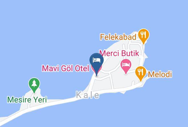 Egirdir - Mavi Gol Otel Maps