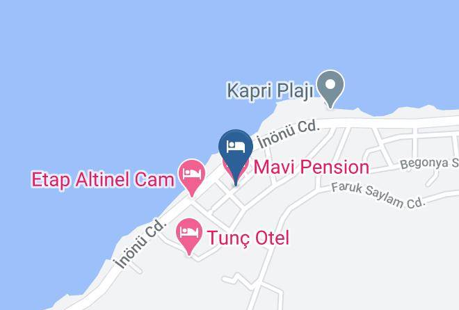 Ayvalik - Mavi Pension Maps