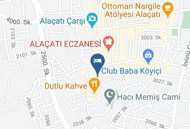 Cesme - Mavi Ruzgar Otel Maps