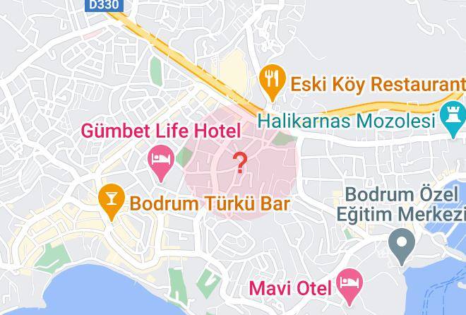 Bodrum - Mavi Yakamoz Restaurant Maps