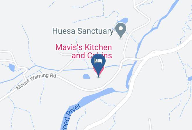 Tweed - Mavis's Kitchen And Cabins Maps