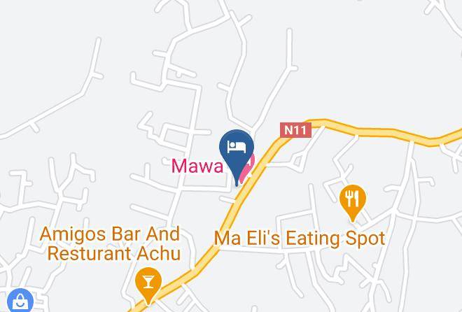 Mawa Hotel Map - Nord Ouest - Mezam