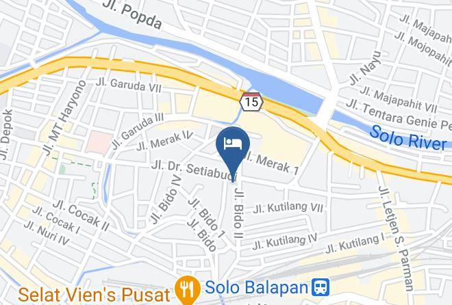 Surakarta - Mawar Indah Hotel & Resto Maps