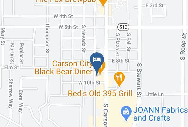 Carson City City - Max Casino Maps