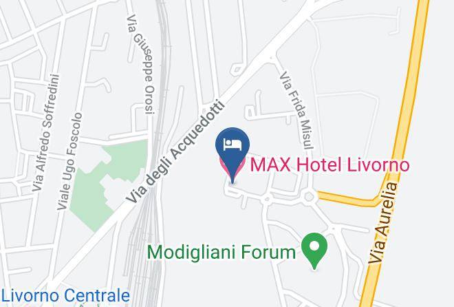 Leghorn - Max Hotel Livorno Maps