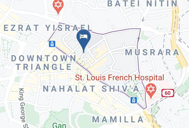 Jerusalem - Max Hotel Maps