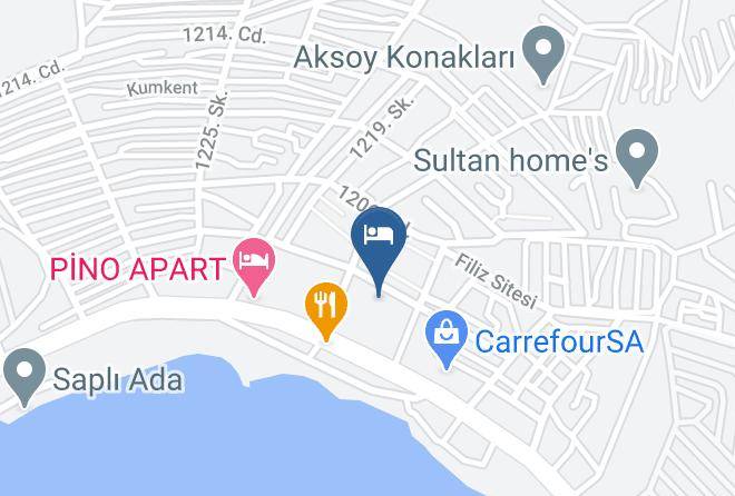 Milas - Maxeria Blue Didyma Hotel Maps