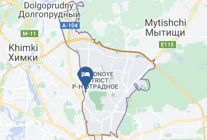 Maxima Zarya Hotel Map