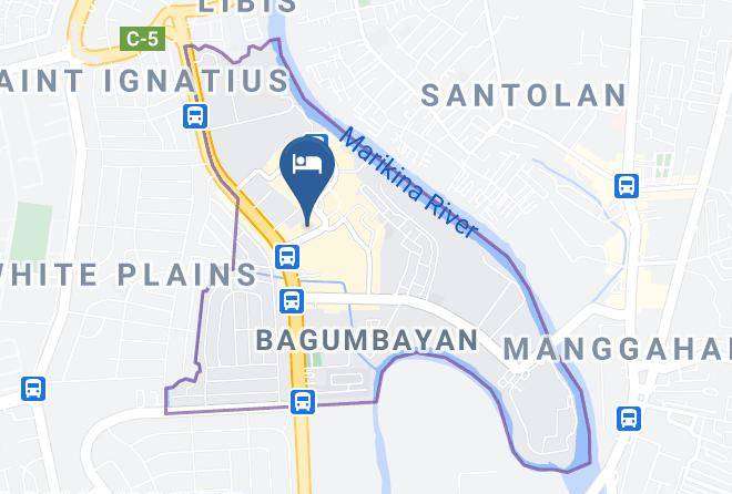 Metro Manila - Maxstays Max Style One Eastwood Avenue Maps