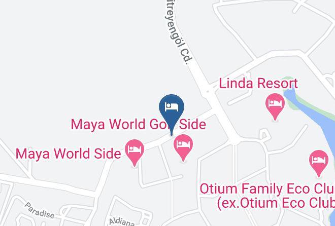 Maya Golf Adult Only All Inclusive Map