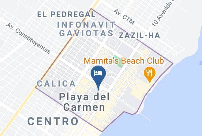 Solidaridad - Maya Vacanze Playa Alegria Maps