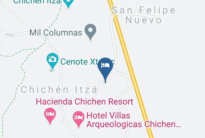 Tinum - The Lodge At Chichen Itza Maps