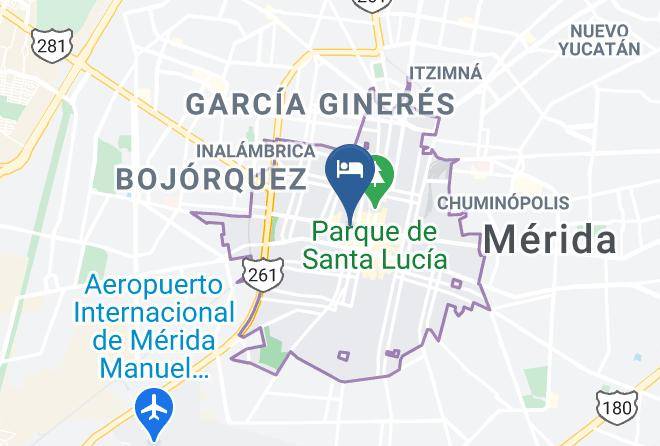 Merida - Mayan Hotel Boutique Maps