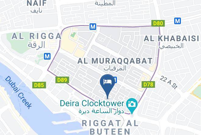 Dubai - Mayfair Hotel Maps