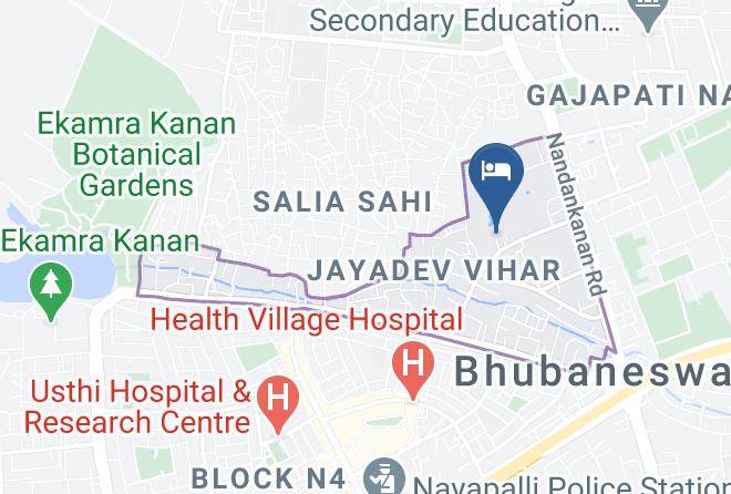 Bhubaneshwar - Mayfair Lagoon Maps
