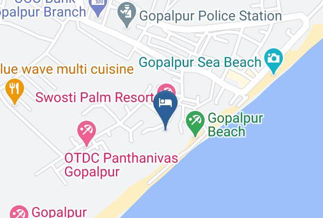 Gopalpur - Mayfair Palm Beach Resort Gopalpur Maps