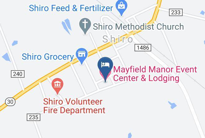 Grimes - Mayfield Manor Event Center & Lodging Maps