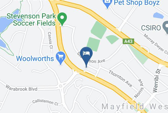 Newcastle - Mayfield Motel Maps