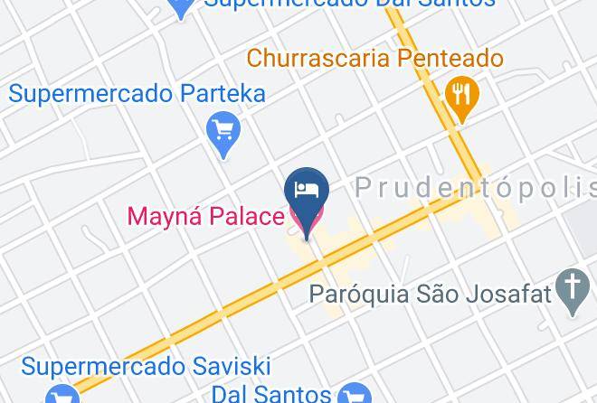 Prudentopolis - Mayna Palace Hotel Maps