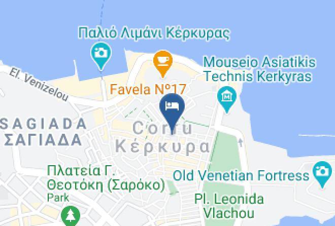Kerkira - Mayor Capo Di Corfu Maps