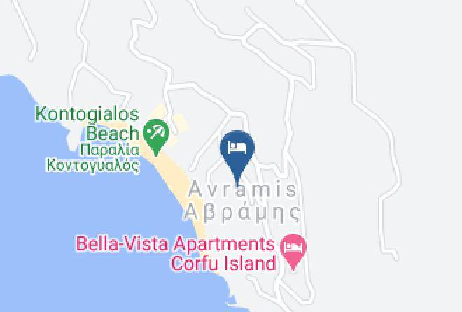 Mayor Pelekas Monastery Map