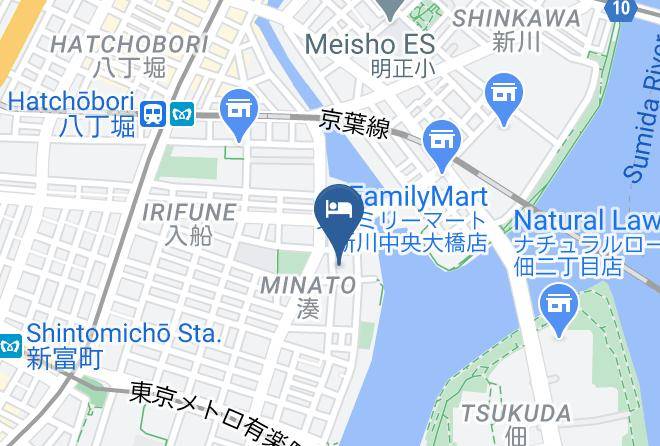 Chuo Ward - Mayu Tokyo Woman Caters To Women Maps