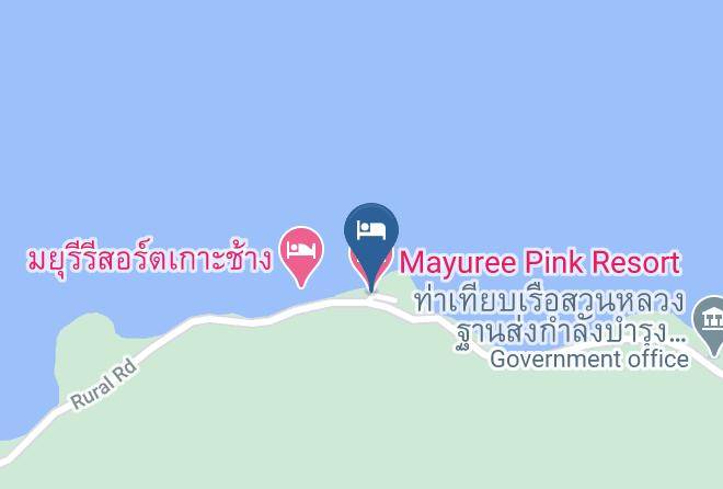 Amphoe Ko Chang - Mayuree Pink Resort Maps
