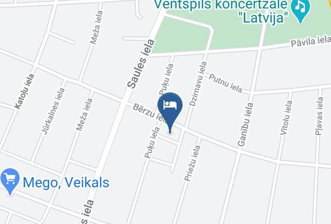 Ventspils - Mazais Viesu Nams Maps
