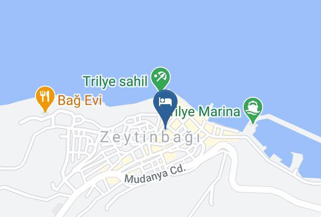 Mudanya - Mazi Butik Otel Maps