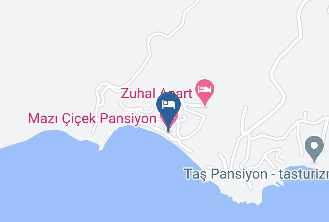 Mugla - Mazi Cicek Pansiyon Maps