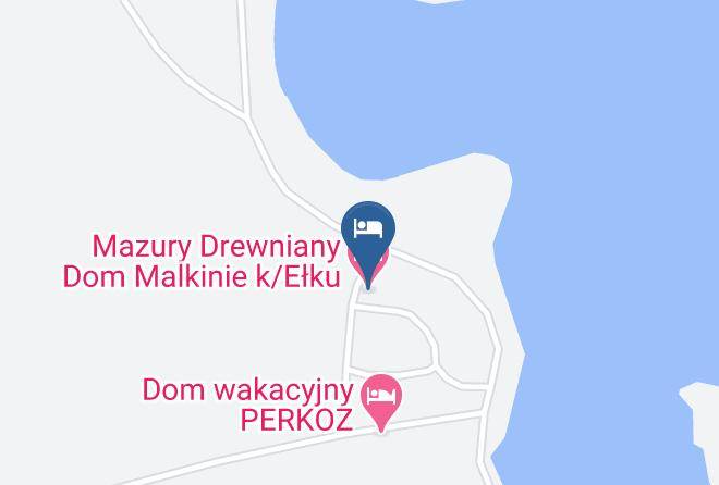 Elcki - Mazury Drewniany Dom Malkinie K Elku Maps