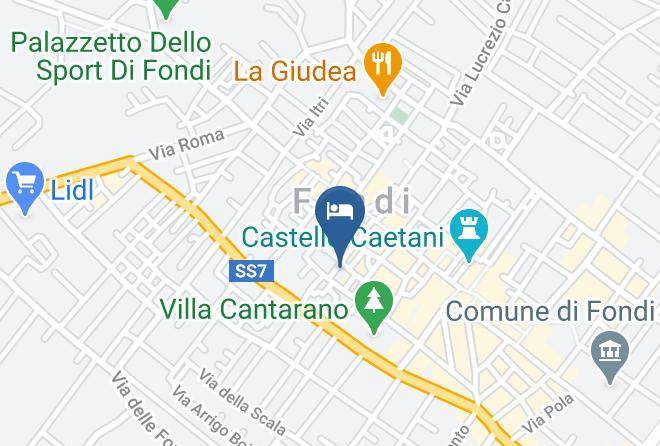 Latina - Bed And Breakfast Mazzini Art Maps