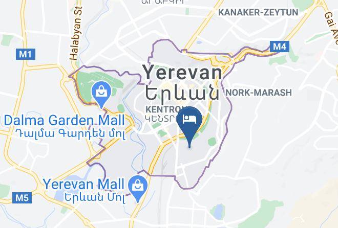 Yerevan - Mbm Hotel Yerevan Maps