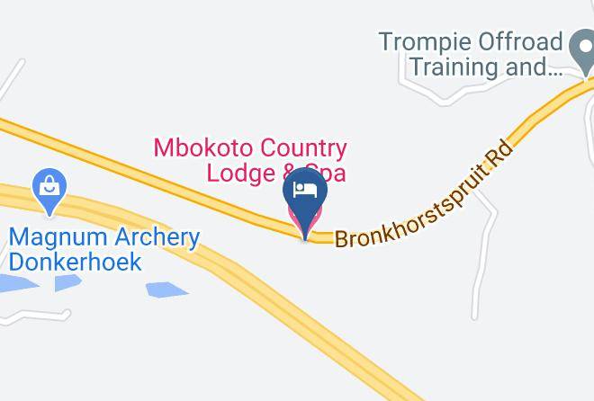 City Of Tshwane - Mbokoto Country Lodge & Spa Maps