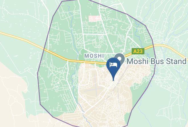 Moshi Urban - Mbugani Hotel Maps