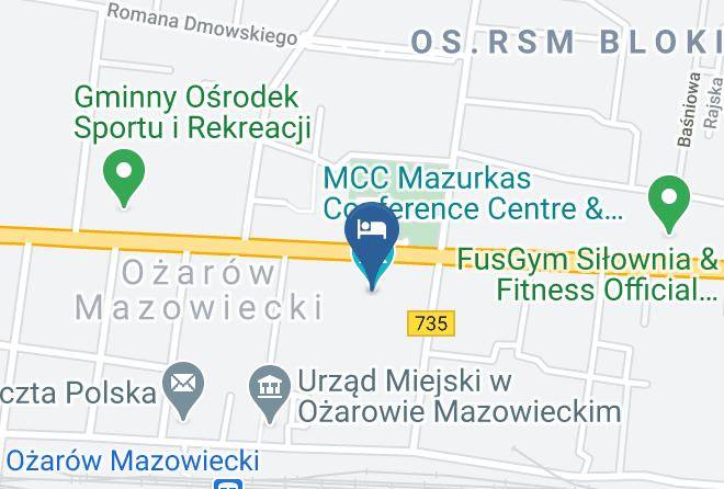 Warszawski Zachodni - Mcc Mazurkas Conference Centre & Hotel Maps