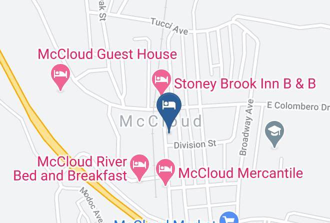 Siskiyou - Mccloud Hotel Maps