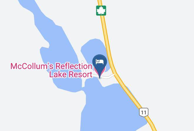 Thunder Bay - Mccollum's Reflection Lake Resort Maps