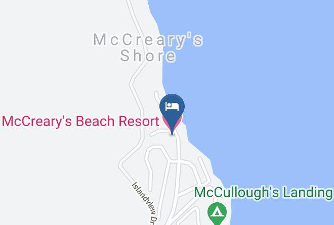 Lanark - Mccreary's Beach Resort Maps