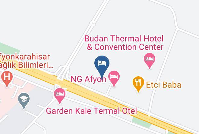 Afyonkarahisar - Jura Hotels Afyon Termal Maps