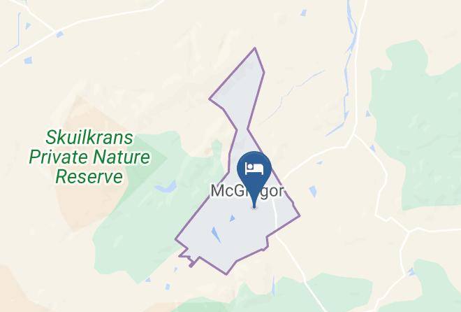 Cape Winelands - Mcgregor Backpackers Maps