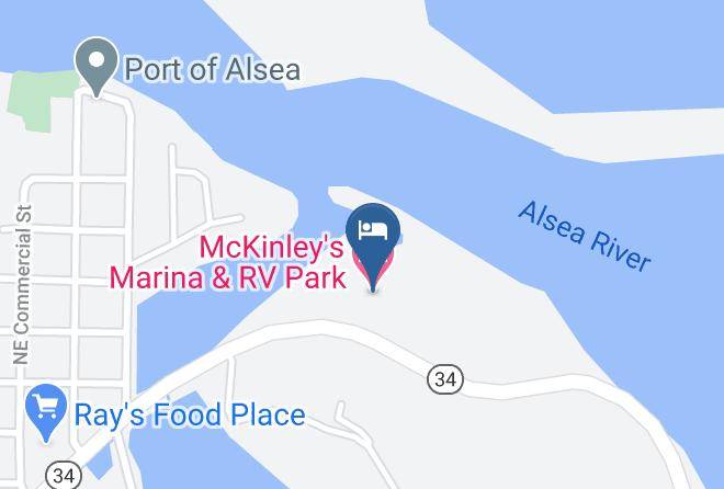 Lincoln - Mckinley's Marina & Rv Park Maps