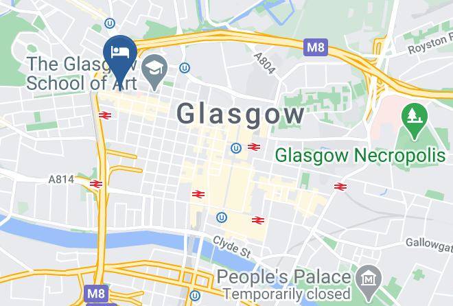 Glasgow City - Sauchiehall Street Suites Maps
