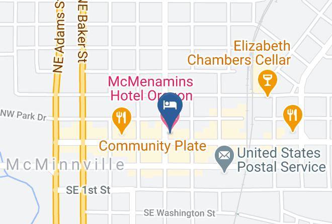 Yamhill - Mcmenamins Hotel Oregon Maps