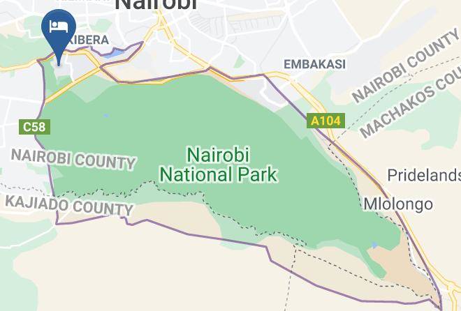 Nairobi - Mdawida Homestay Maps