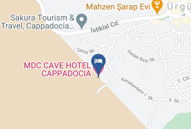 Urgup - Mdc Cave Hotel Cappadocia Maps