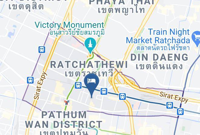 Ratchathewi - Mde Alice Hotel Maps