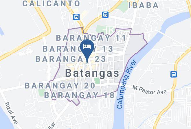 Batangas - Meaco Royal Hotel Batangas City Maps