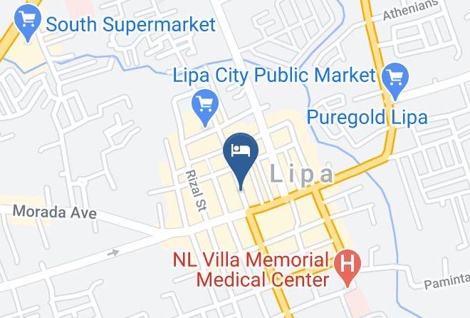 Batangas - Meaco Royal Hotel Lipa Maps